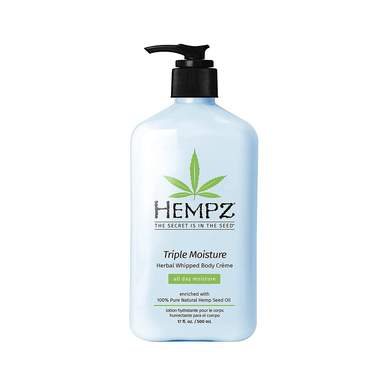 Hempz Triple Moisturizer Herbal Whipped Body Creme, 17 Oz
